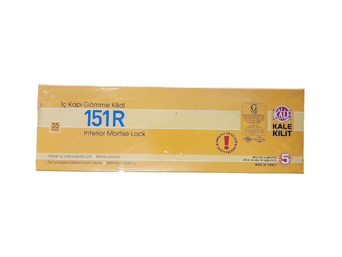 151 R 35MM NİKEL İÇ KAPI GÖMME KİLİDİ