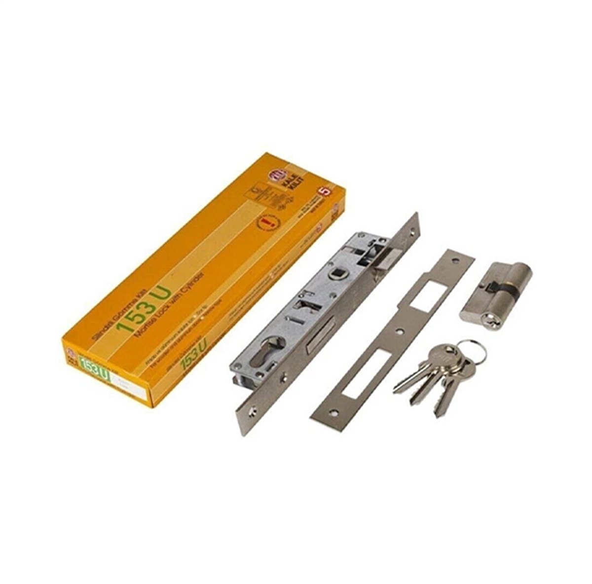 153 U 20MM NİKEL SİLİNDİRLİ GÖMME KİLİT