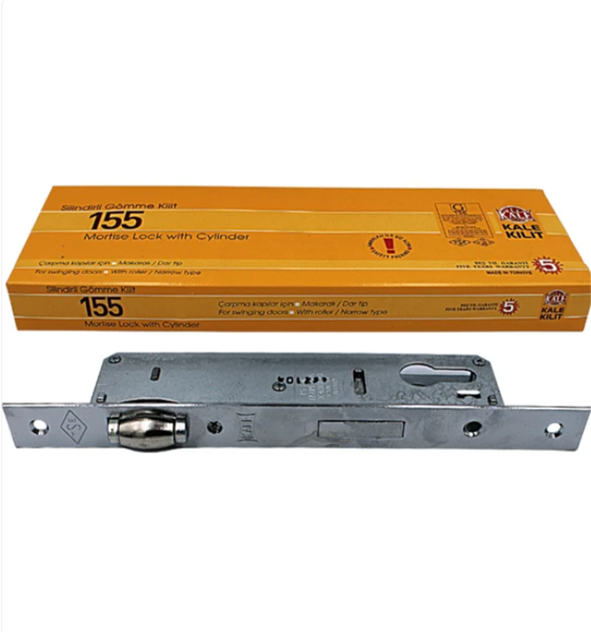 155 U 20MM NİKEL SİLİNDİRLİ GÖMME KİLİT