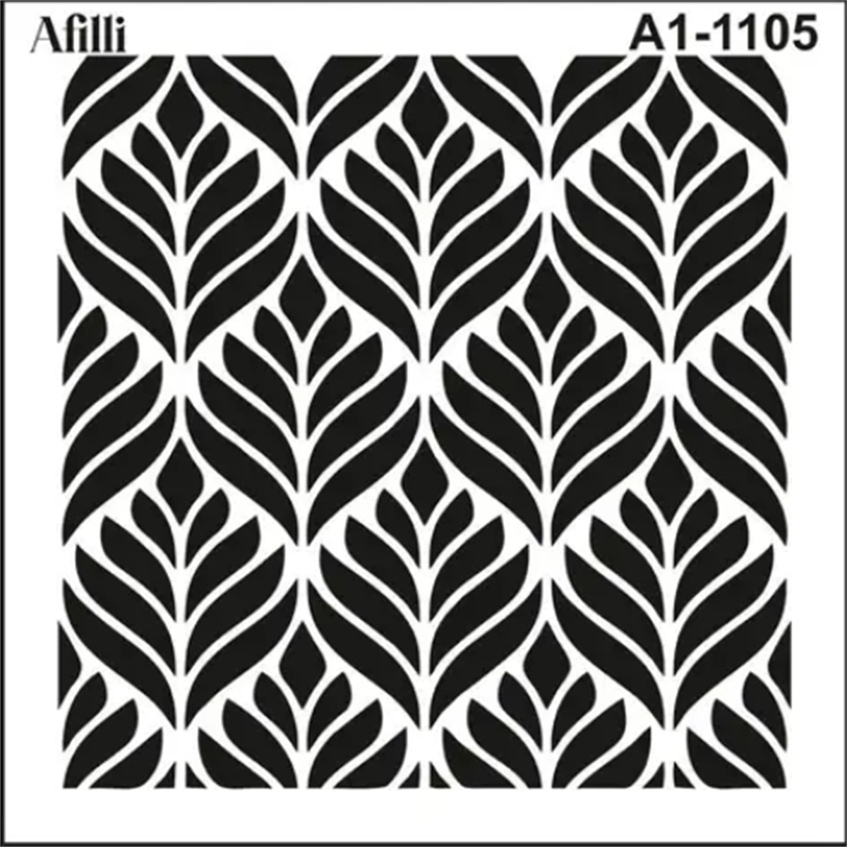 AFİLLİ STENCIL A1-1105 DİŞ BUD.YAP.30x30