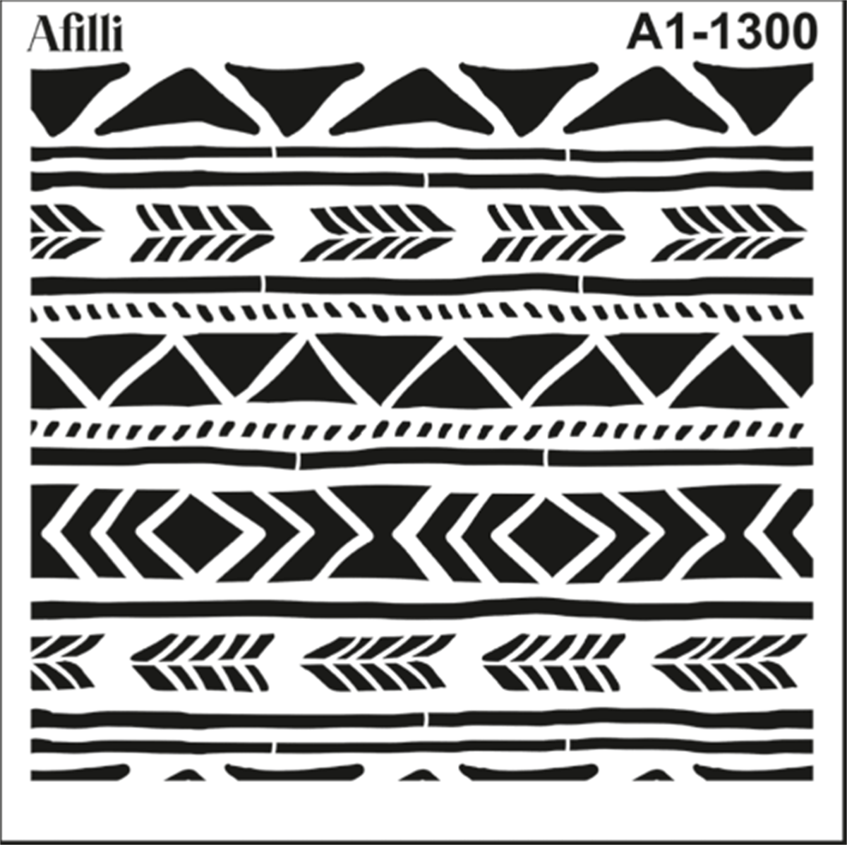 AFİLLİ STENCIL A1-1300 BOHEM 30x30