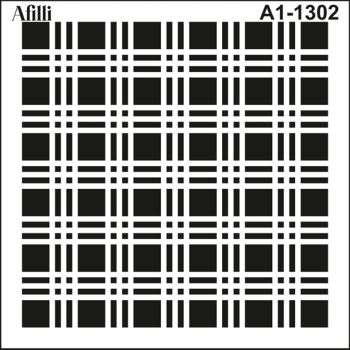 AFİLLİ STENCIL A1-1302 EKOSE 30x30