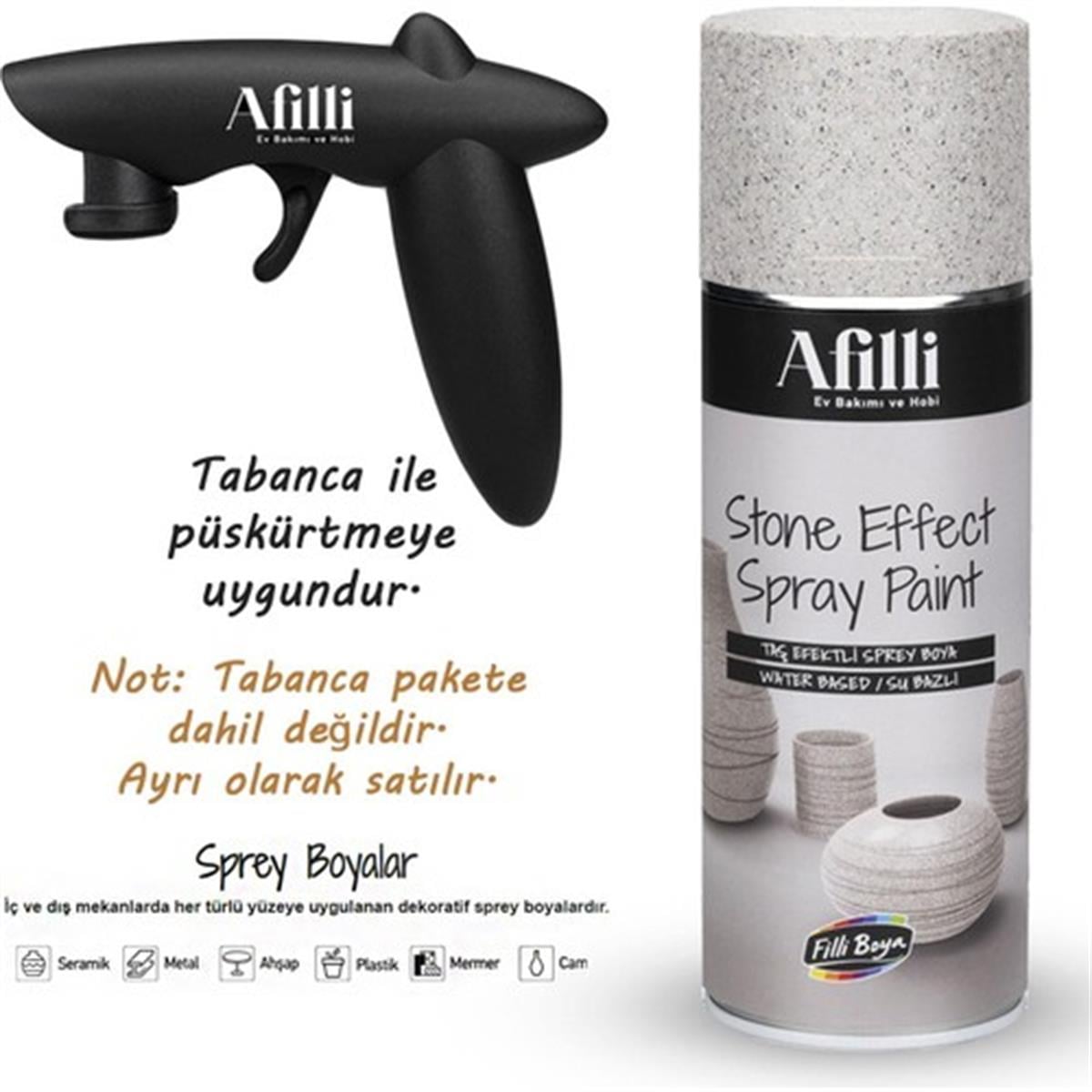 AFİLLİ STONE EFFECT SPREY AÇIK GRİ 400ML