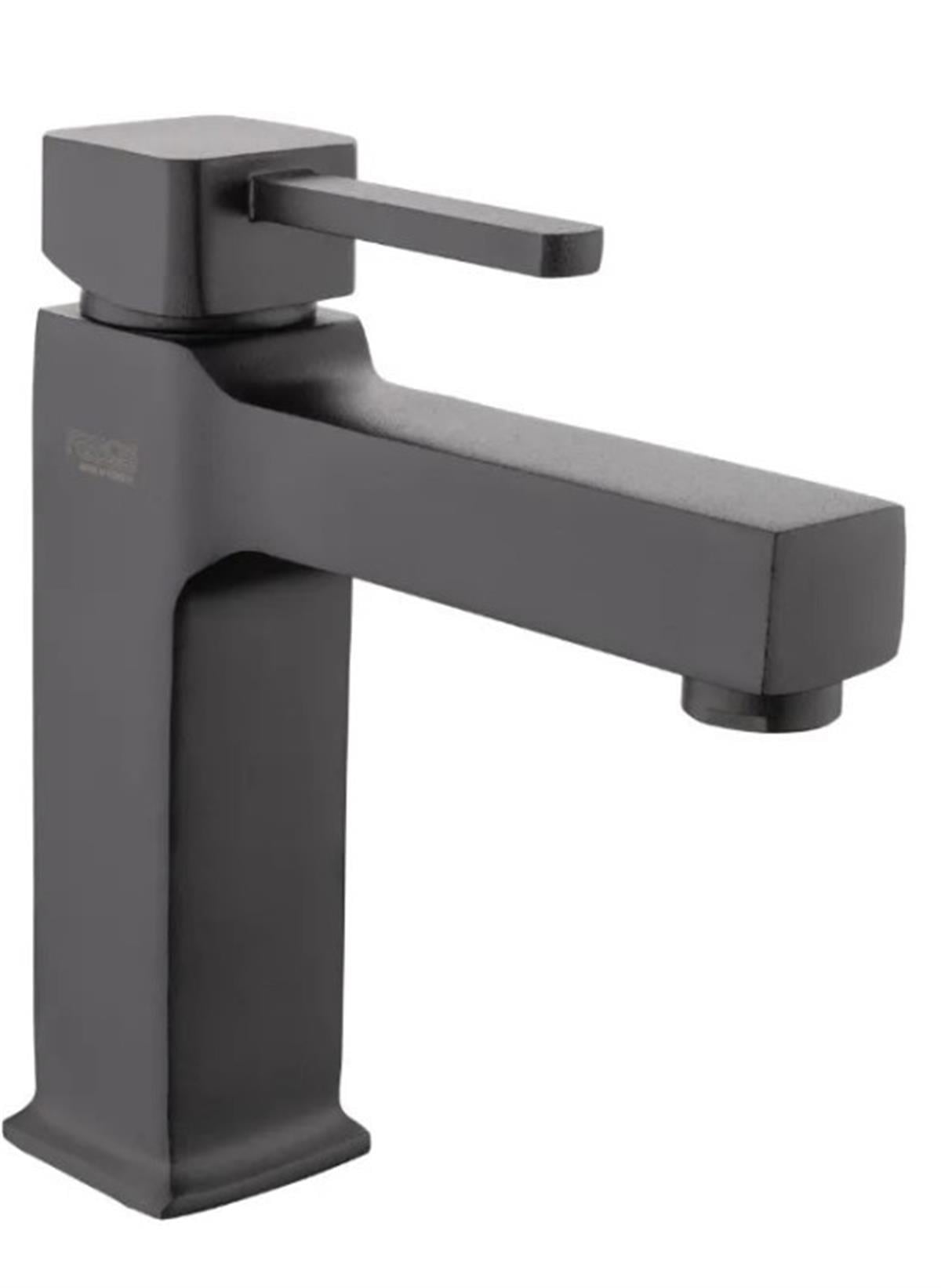 ARMOS FUCHSIA SİYAH KARE LAVABO BATARYASI