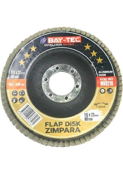 BAY-TEC FLAP AO 115X22 KESİCİ 60 KUM