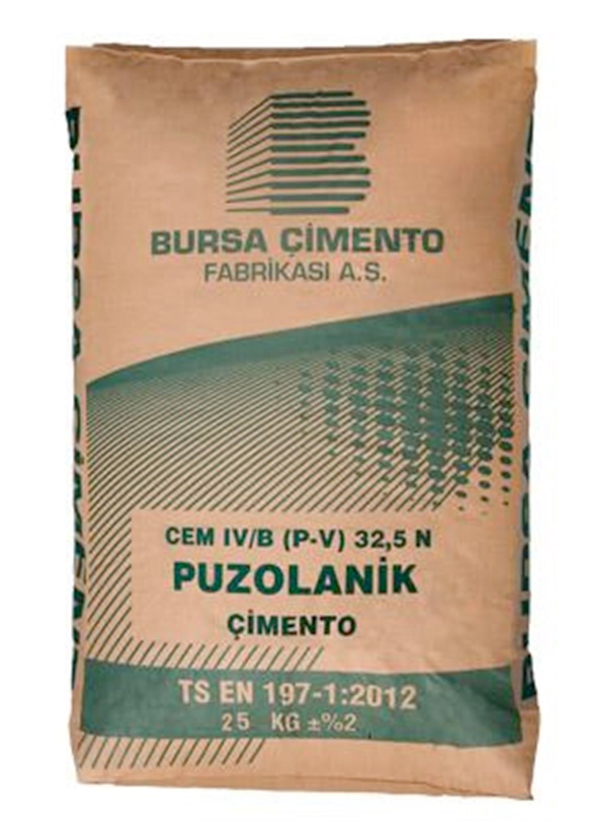 Bursa Çimento 25kg Puzolanik