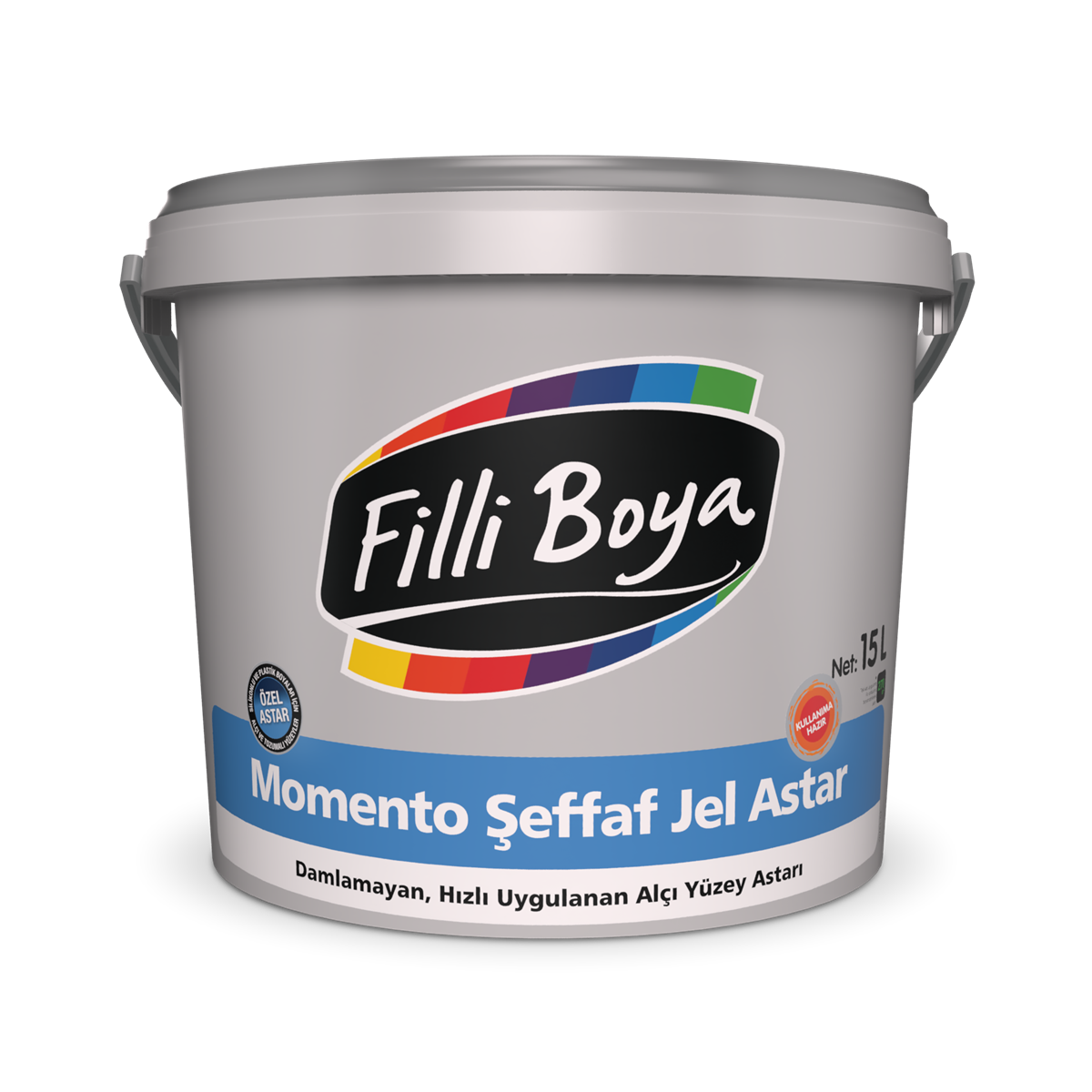 FİLLİ BOYA MOMENTO ŞEFFAF JEL ASTAR 15 LT