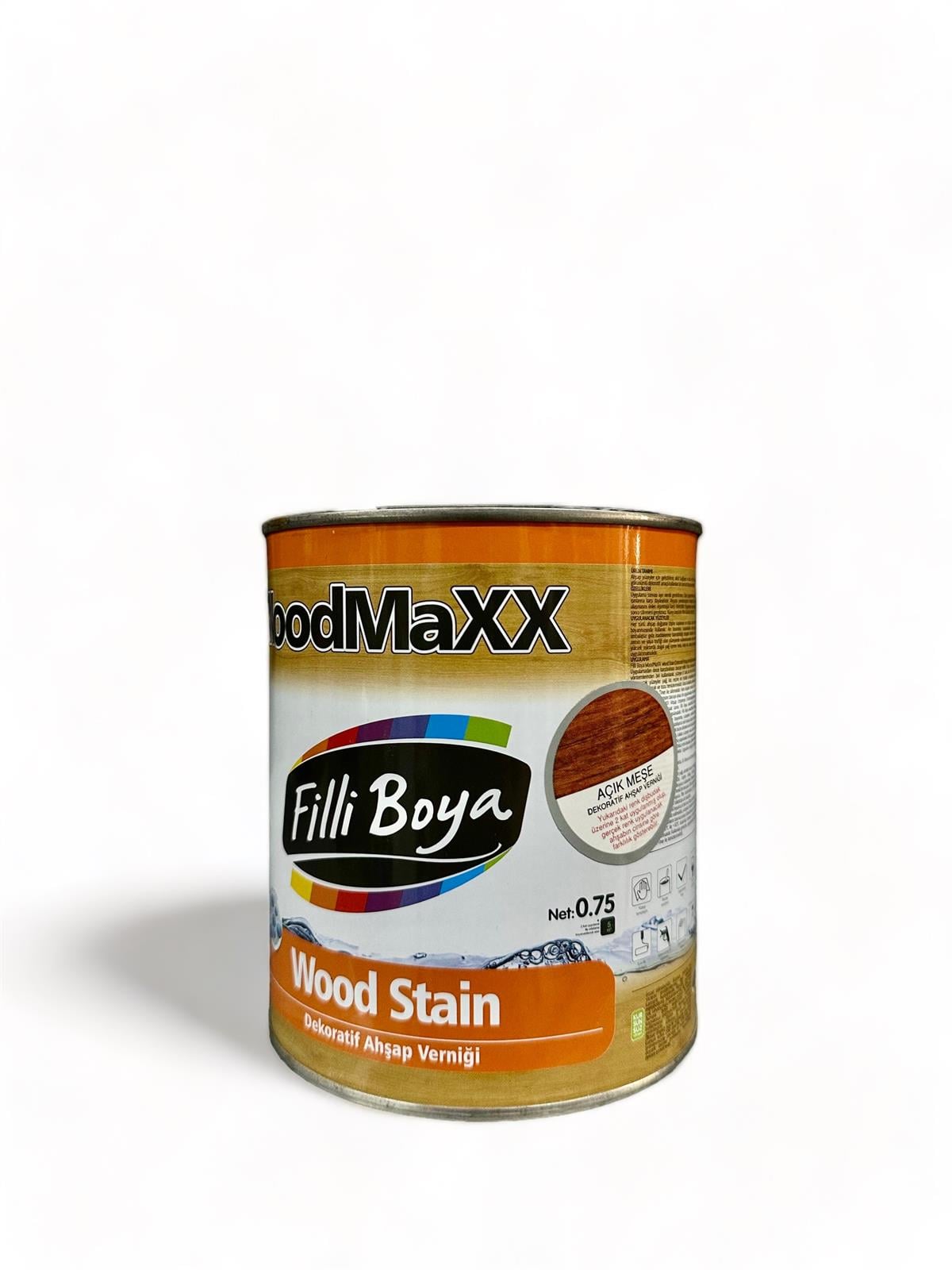FİLLİ BOYA WOODMAXX WOOD STAIN 0,75 LT