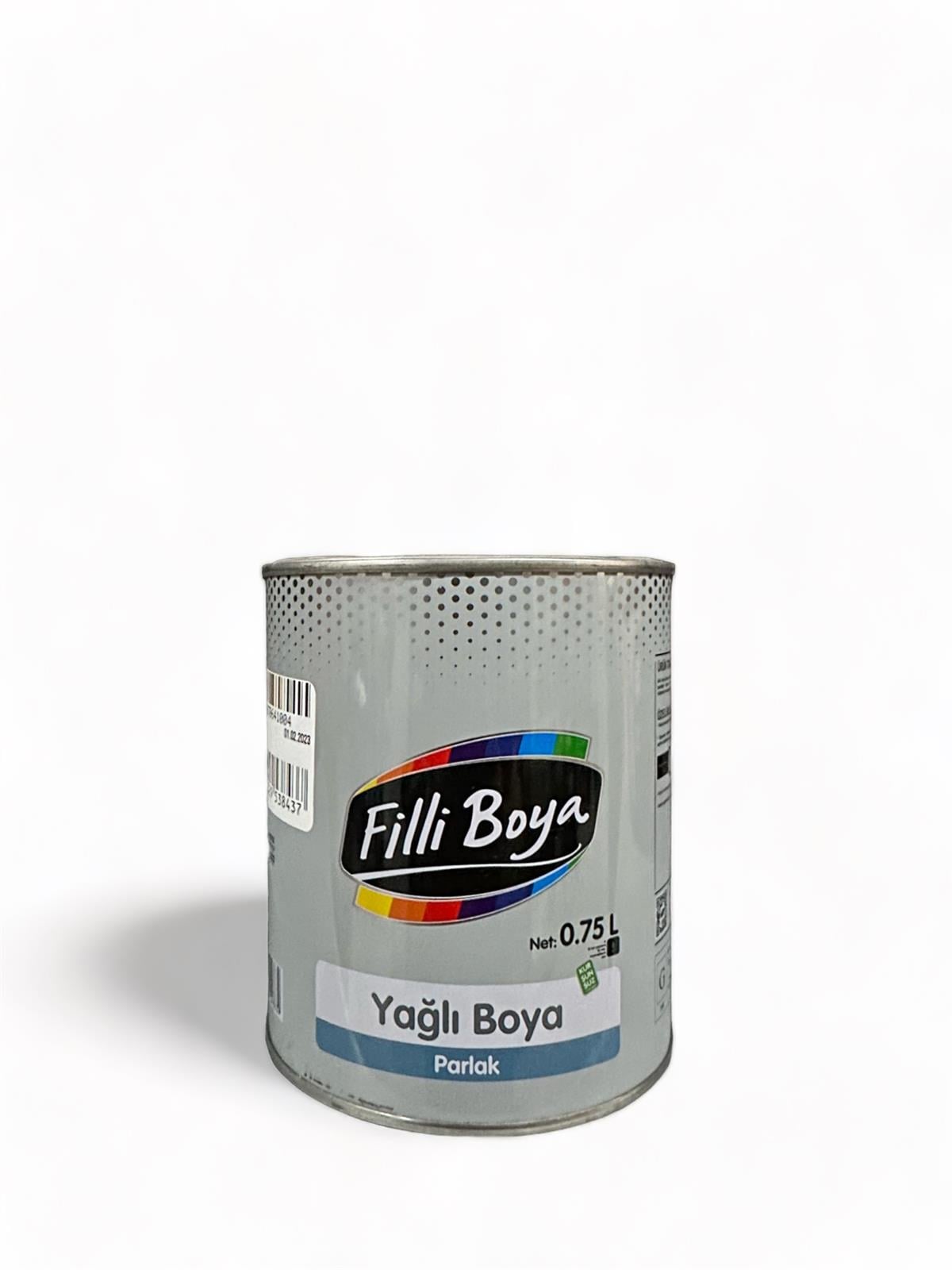 FİLLİ BOYA YAĞLI BOYA PARLAK BEYAZ 0,75 LT