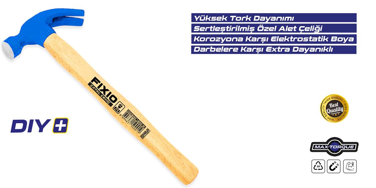 FİXİO ÇATAL ÇEKİÇ 500 GR