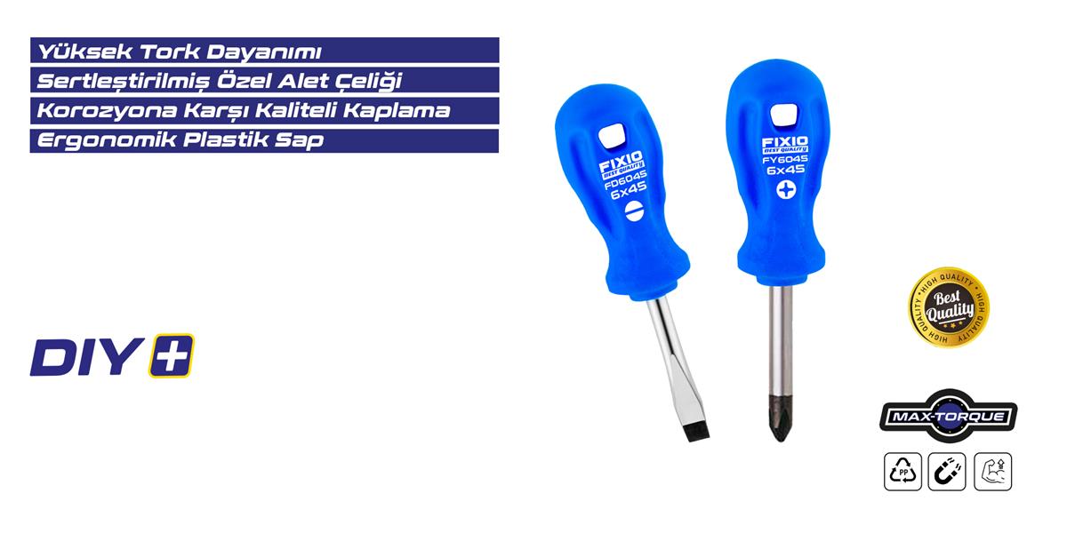 FİXİO TOPAÇ TORNAVİDA 6x45 DÜZ