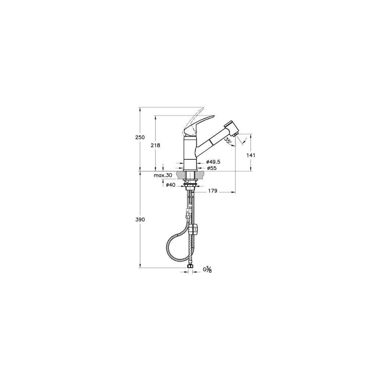 HARMONY XL PULL-OUT EVİ. BATARYA,KROM