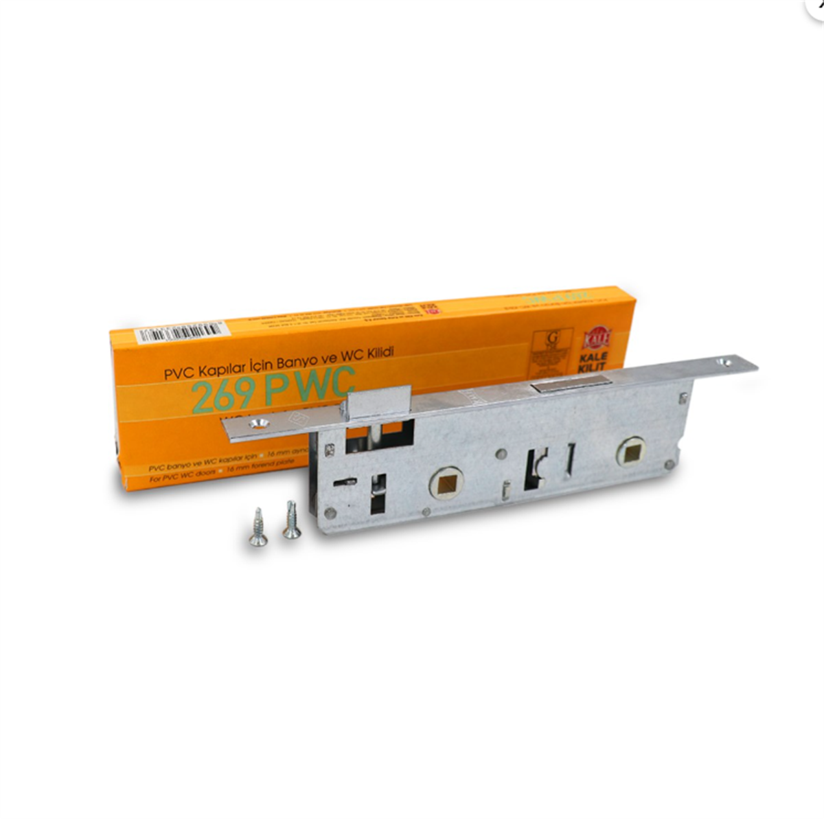 KALE 269 PWC 35MM KROM PVC BANYO & WC KİLİDİ