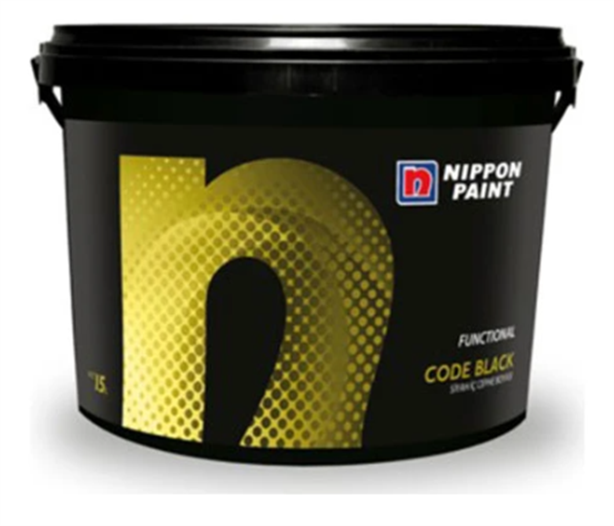 Nippon Code Black Tam Siyah İç Cephe Boyası 15 L