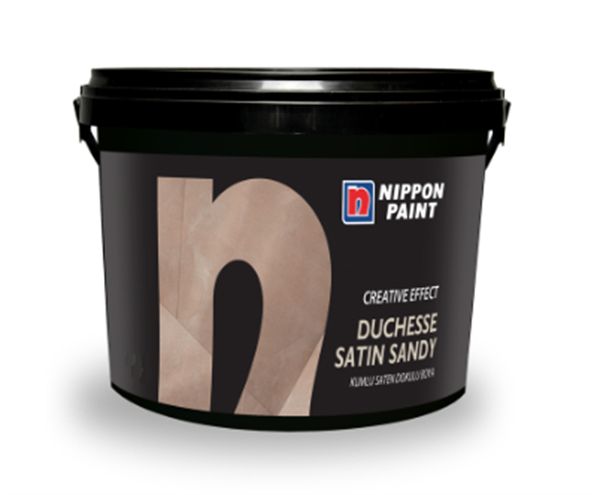 Nippon İç Cephe Kumlu Saten Dokulu Boya Duchesse Satin  Sandy 1.25 L