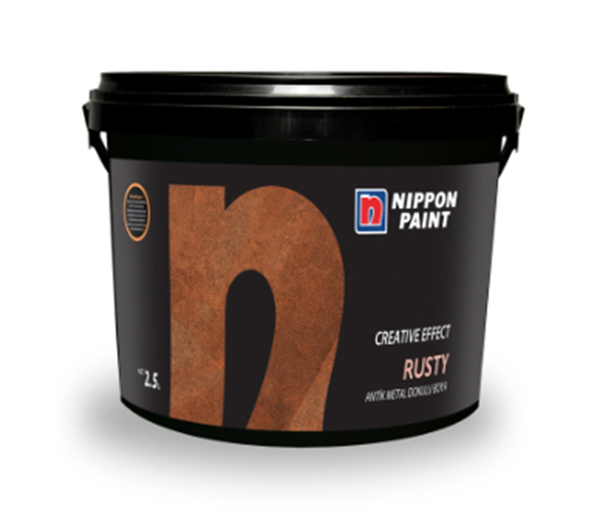 Nippon Rusty Silver İç Cephe Antik Metal Dokulu Boya 2.5 L