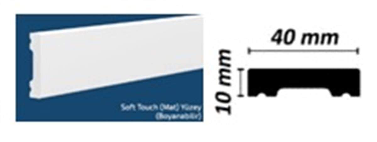 POLİMER DUVAR ÇITASI 4X1X240 CM