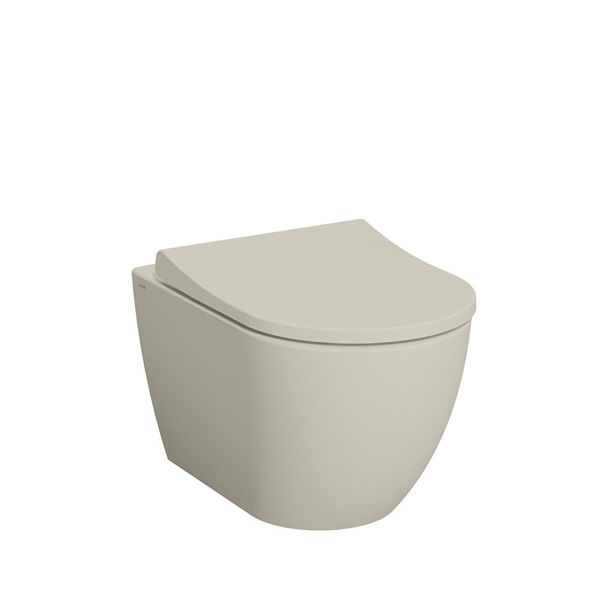 S60 SMOOTH FLUSH ASMA KLOZET (54X35,5),MAT BEJ
