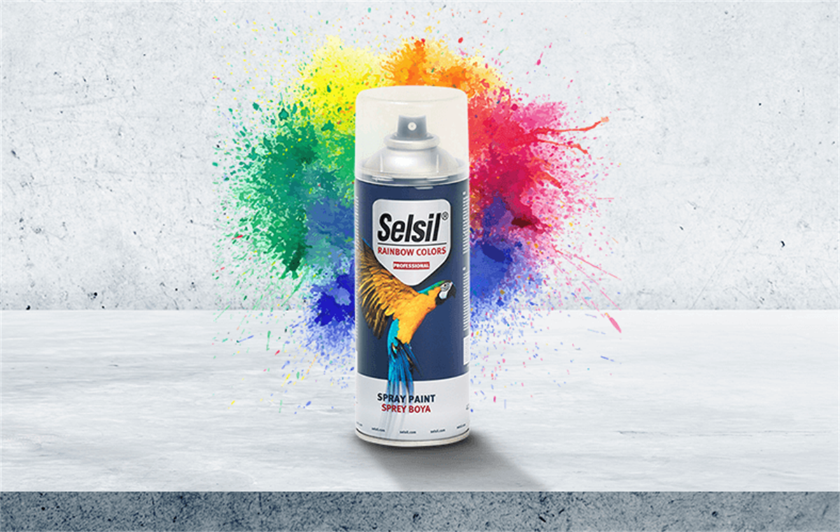 SELSİL SPREY BOYA SİYAH PARLAK RAL9005 400 ML