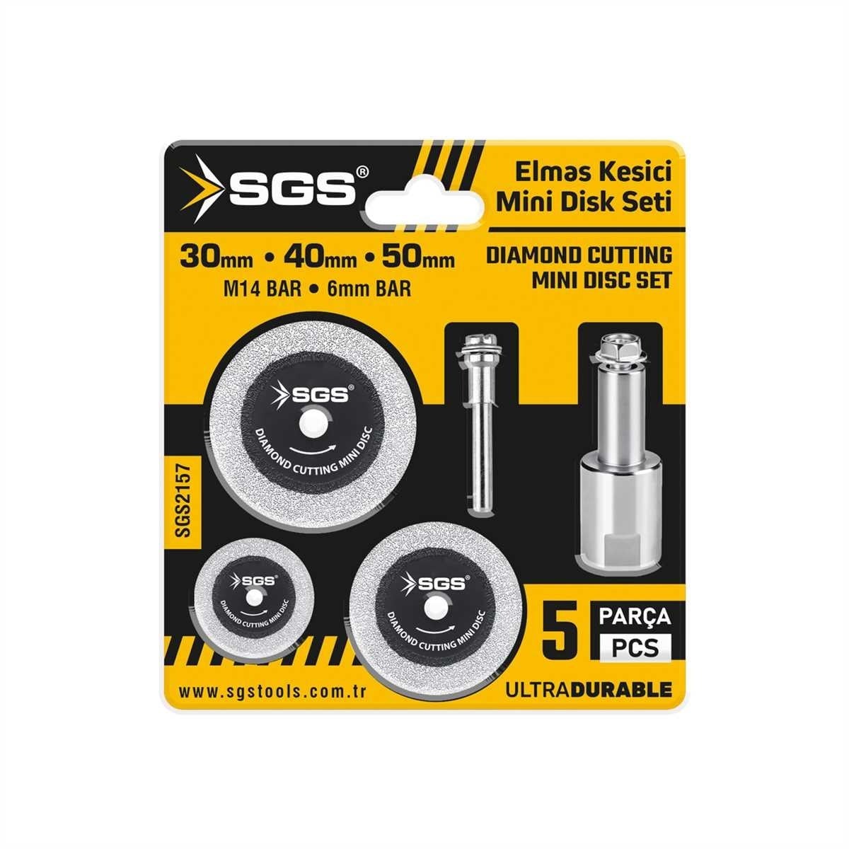 SGS ELMAS KESİCİ MİNİ DİSK SETİ 5 PARÇA