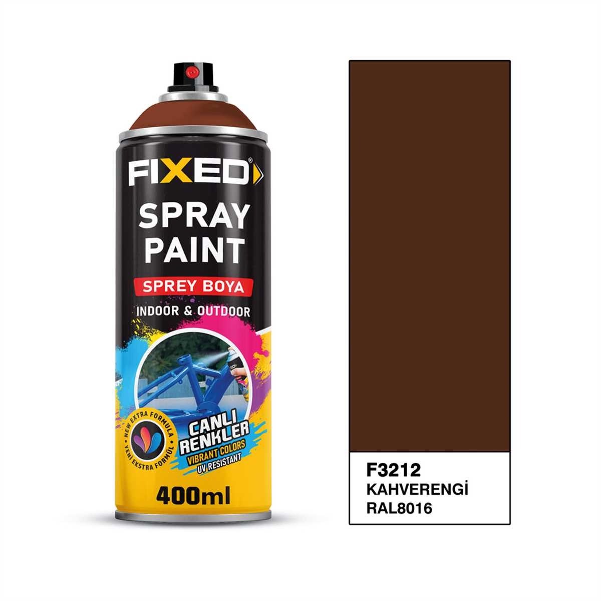 SGS SPREY BOYA AKRİLİK - KAHVERENGİ (RAL 8016) 320 GR 400 ML