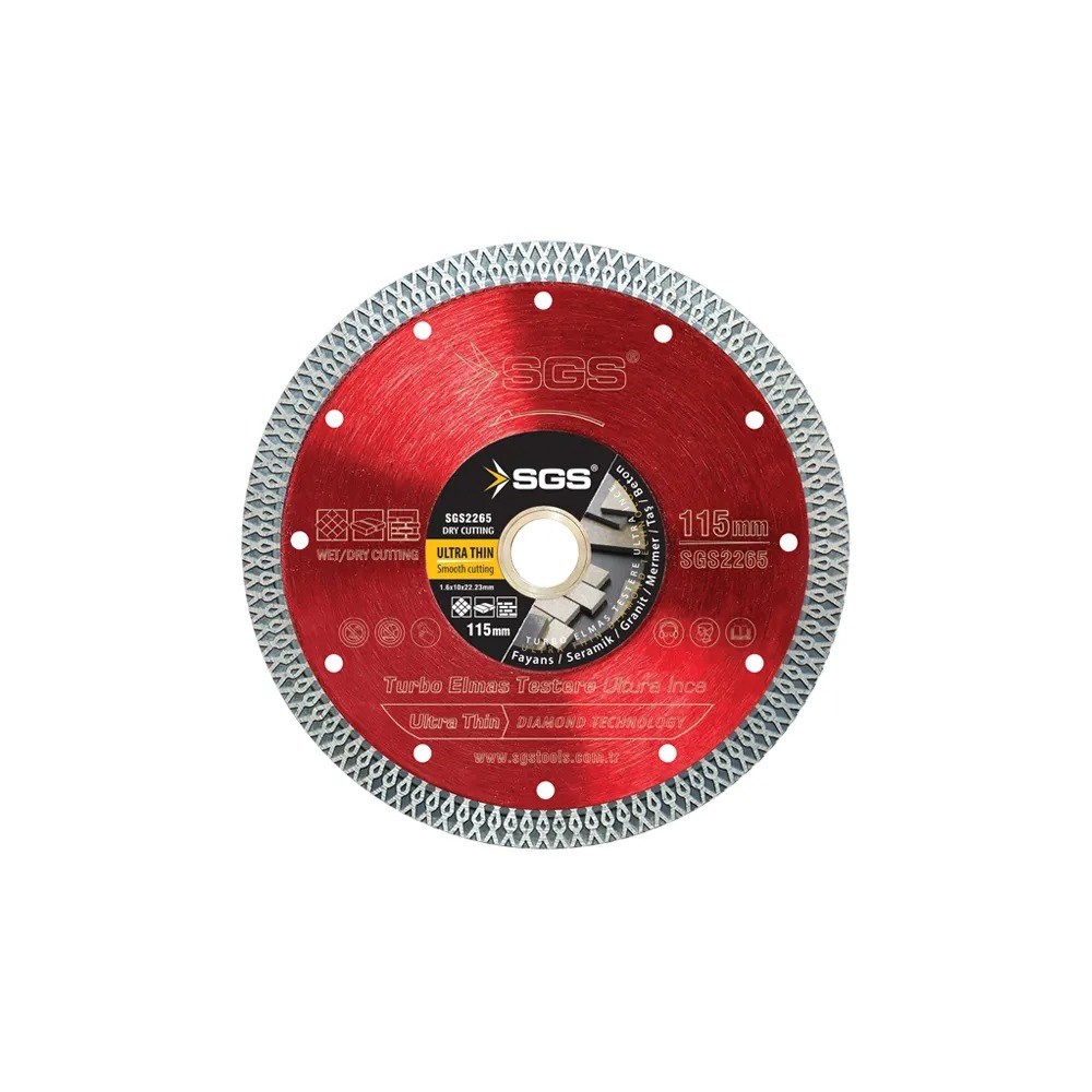 SGS TURBO ELMAS TESTERE HASSAS 115 MM