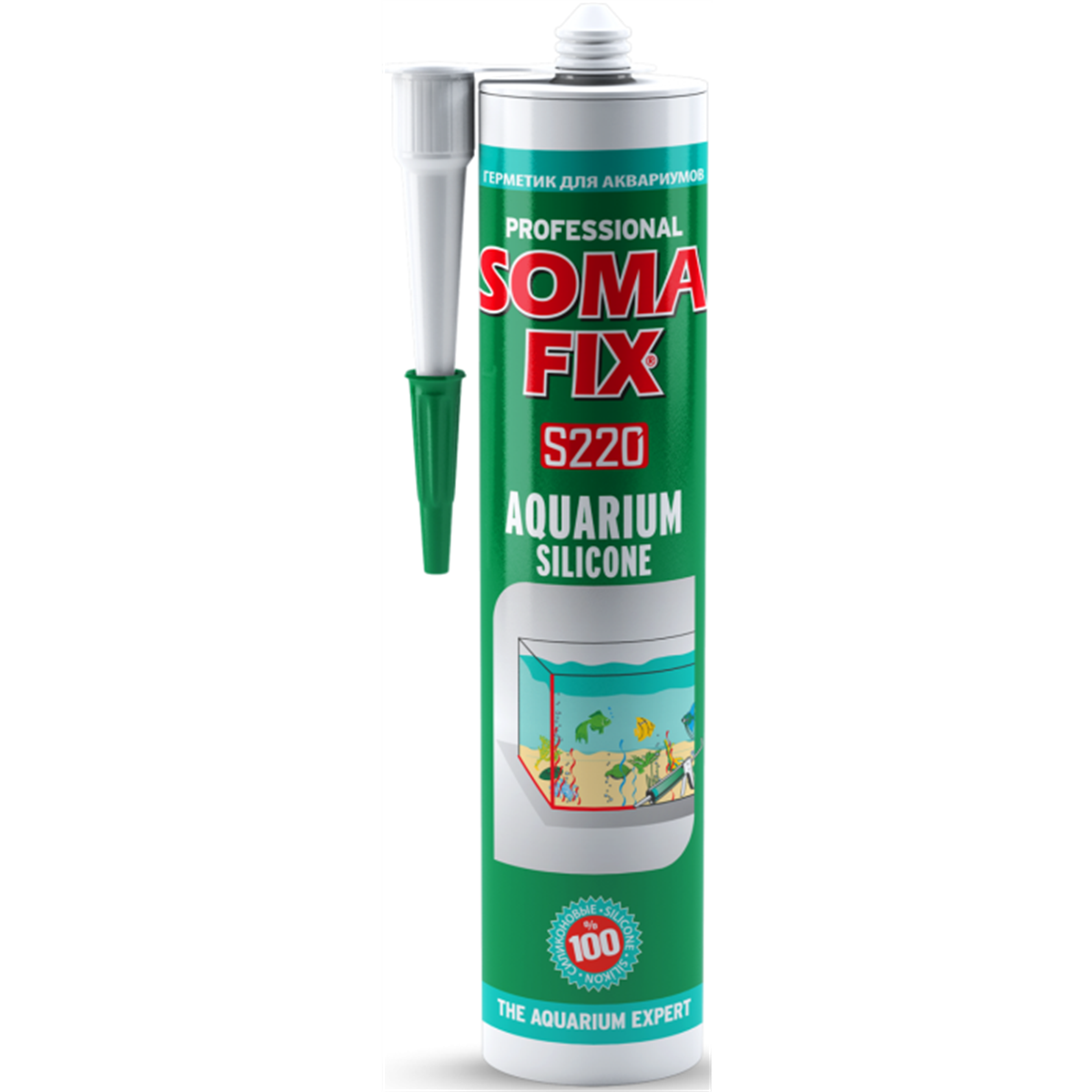 SOMAFIX AKVARYUM SİLİKON ŞEFFAF 280 ML