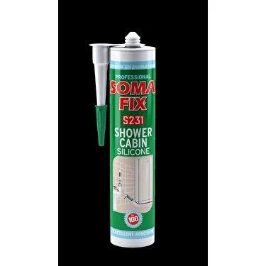 SOMAFIX DUŞAKABİN SİLİKONU BEYAZ 280 ML
