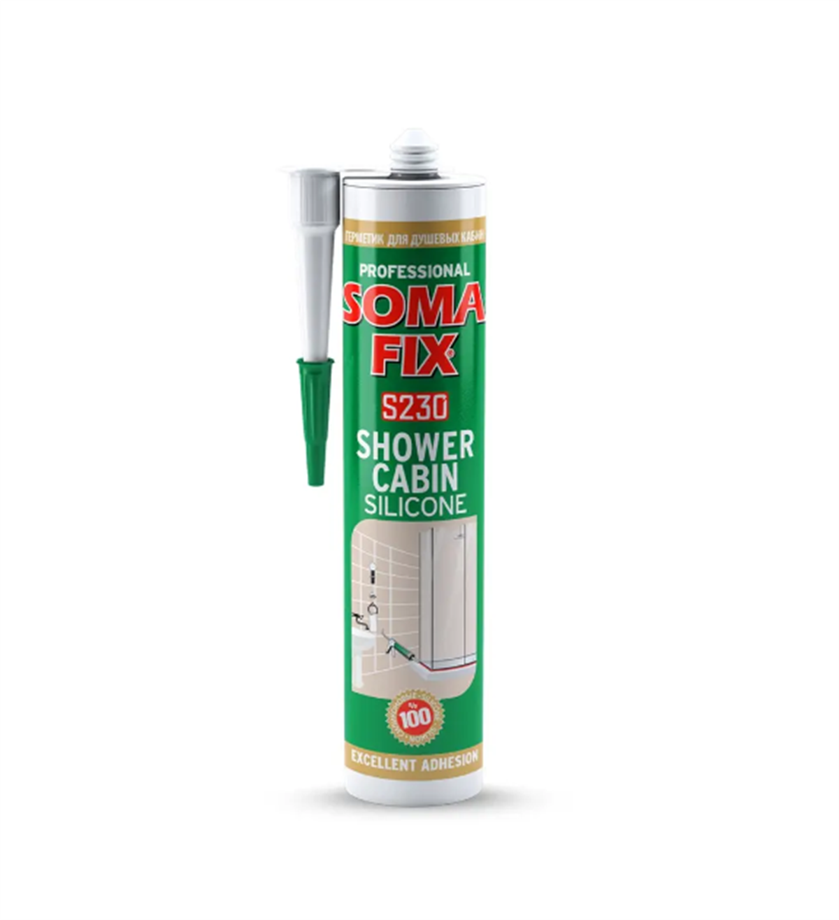 SOMAFIX DUŞAKABİN SİLİKONU ŞEFFAF 280 ML