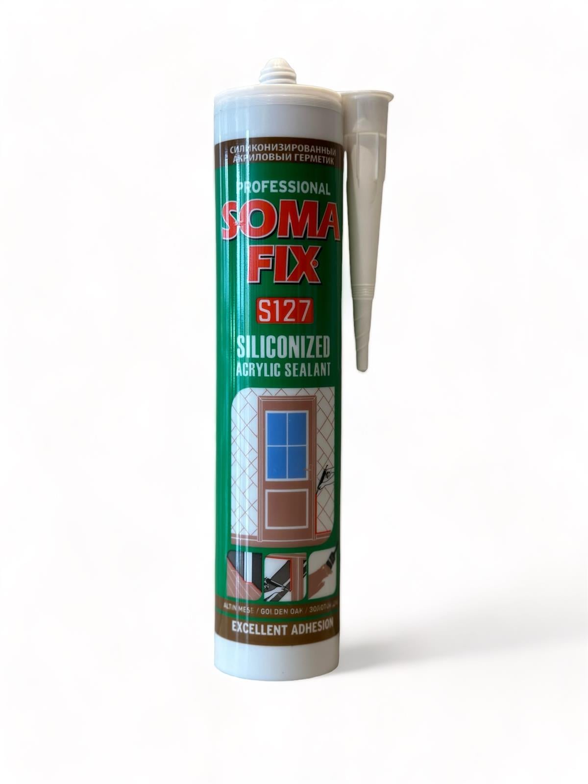 SOMAFIX SİLİKONİZE MASTİK 310 ML (ALTIN MEŞE)
