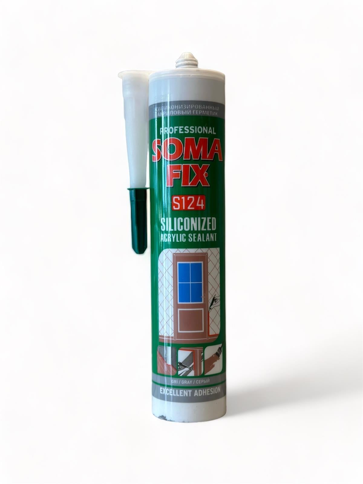 SOMAFIX SİLİKONİZE MASTİK GRİ 310ML