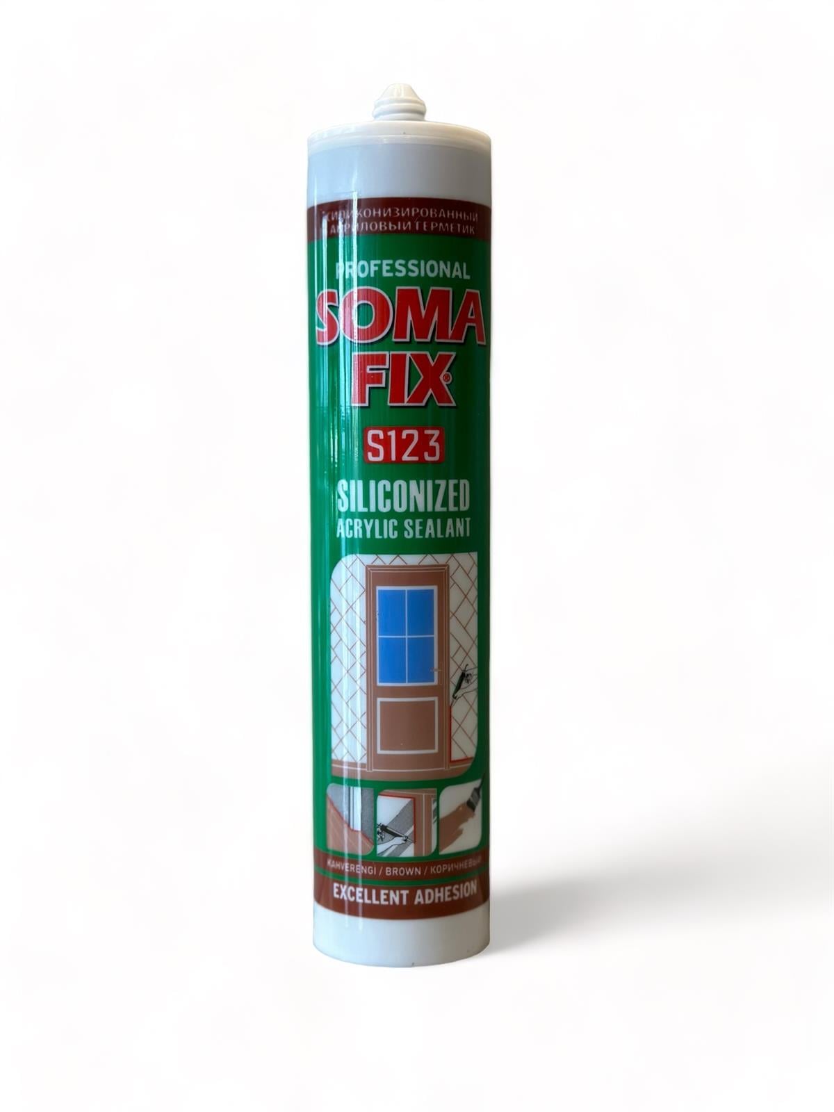 SOMAFIX SİLİKONİZE MASTİK KAHVE 310 ML