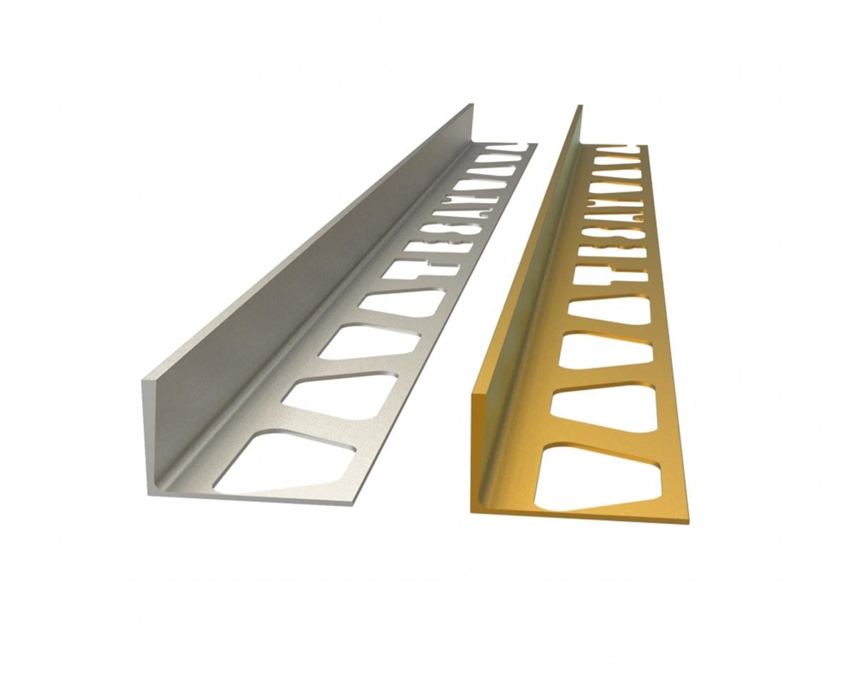 TESAY 10MM ALUM. PARLAK BİTİM PROFİLİ EKO 2,70 MT