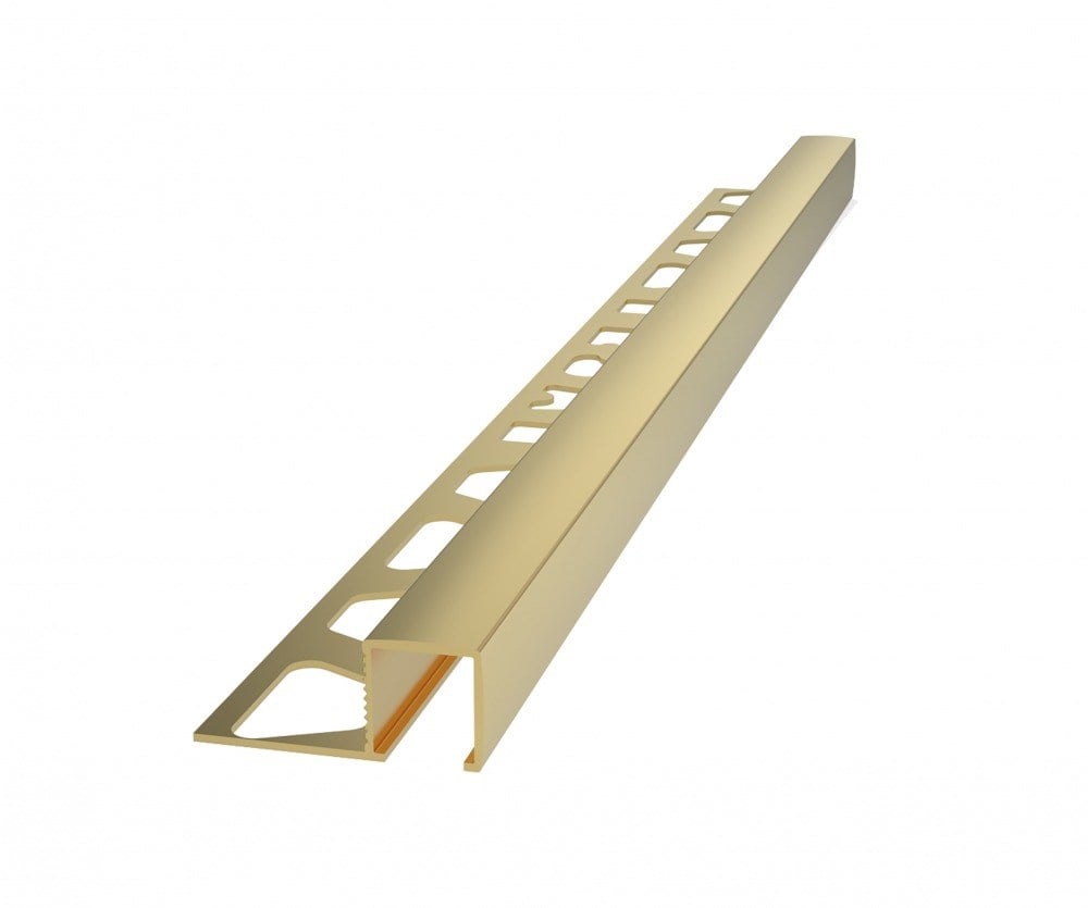 TESAY 10MM ALUM.KARE KÖŞE SARI ELOK. PROFİLİ 2,70 MT