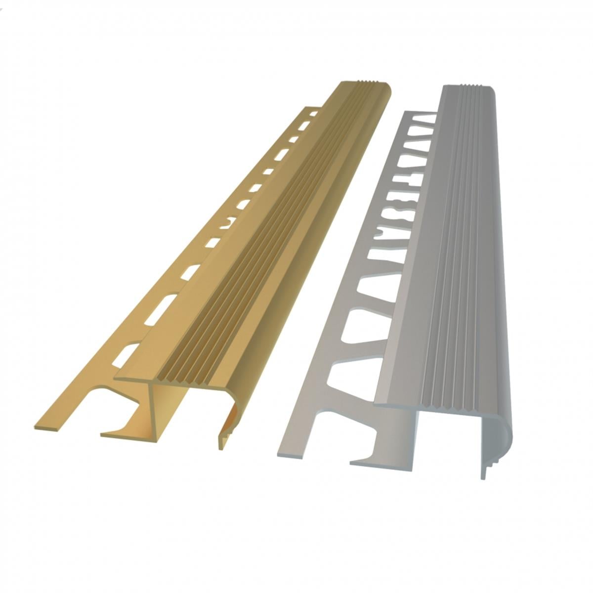 TESAY 10MM İKİ YÖNLÜ ALM.MAT BASAMAK PROFİLİ 250CM