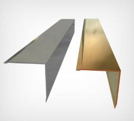 TESAY 30x30 PARLAK ALÜMİNYUM L KÖŞEBENT PROFİL 270 cm