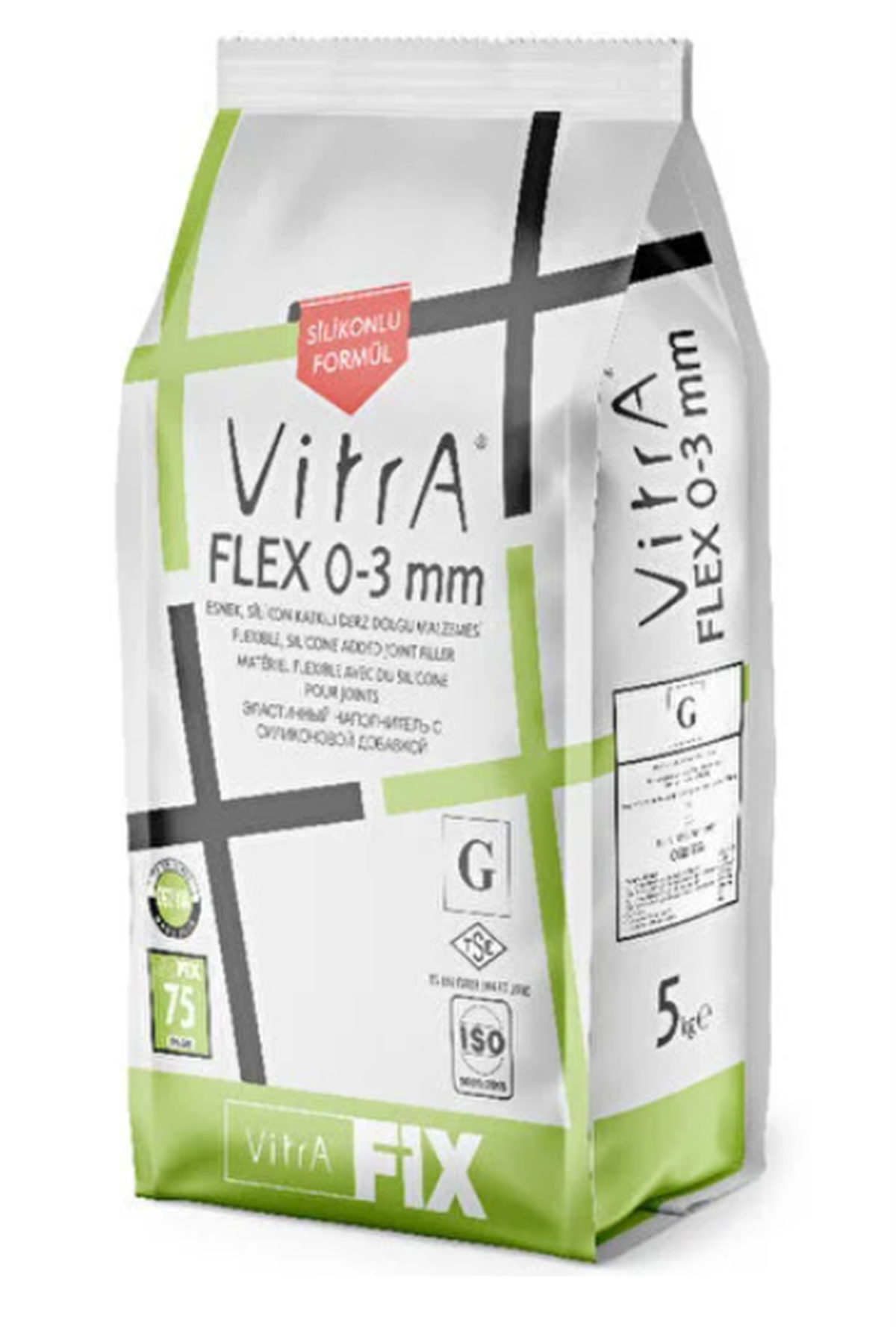 VİTRAFİX FLEX 5 KG 0-3 MM BUZ GRİ