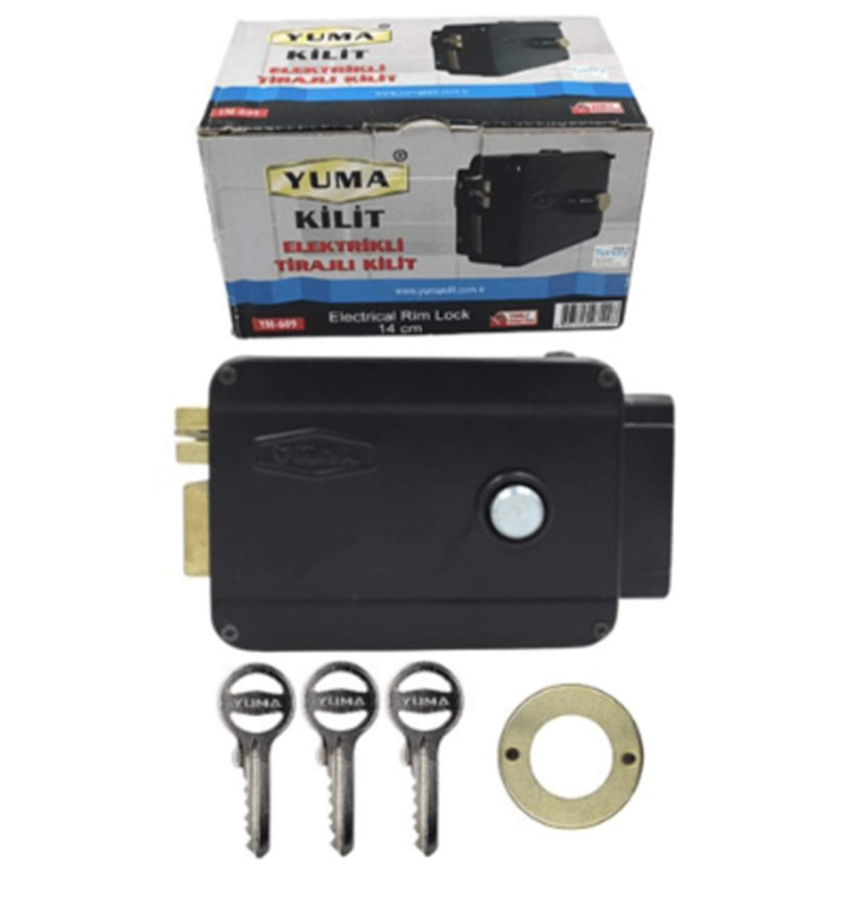 YUMA YM-609 14CM ELEKTRİKLİ TİRAJLI KİLİT