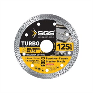 TURBO ELMAS HASSAS KESİCİ 125X1,4 MM