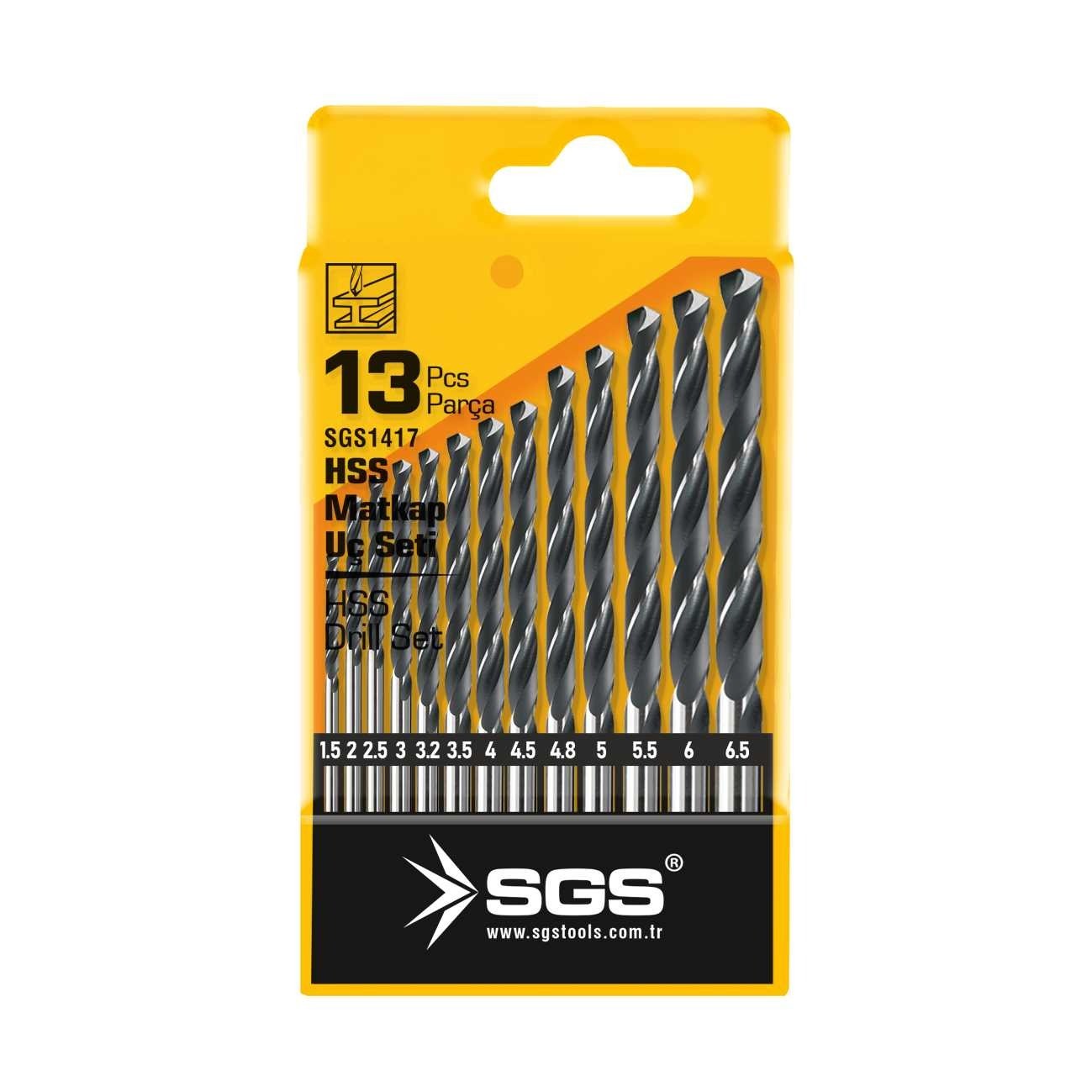 SGS 13 PARÇA MATKAP UCU SETİ