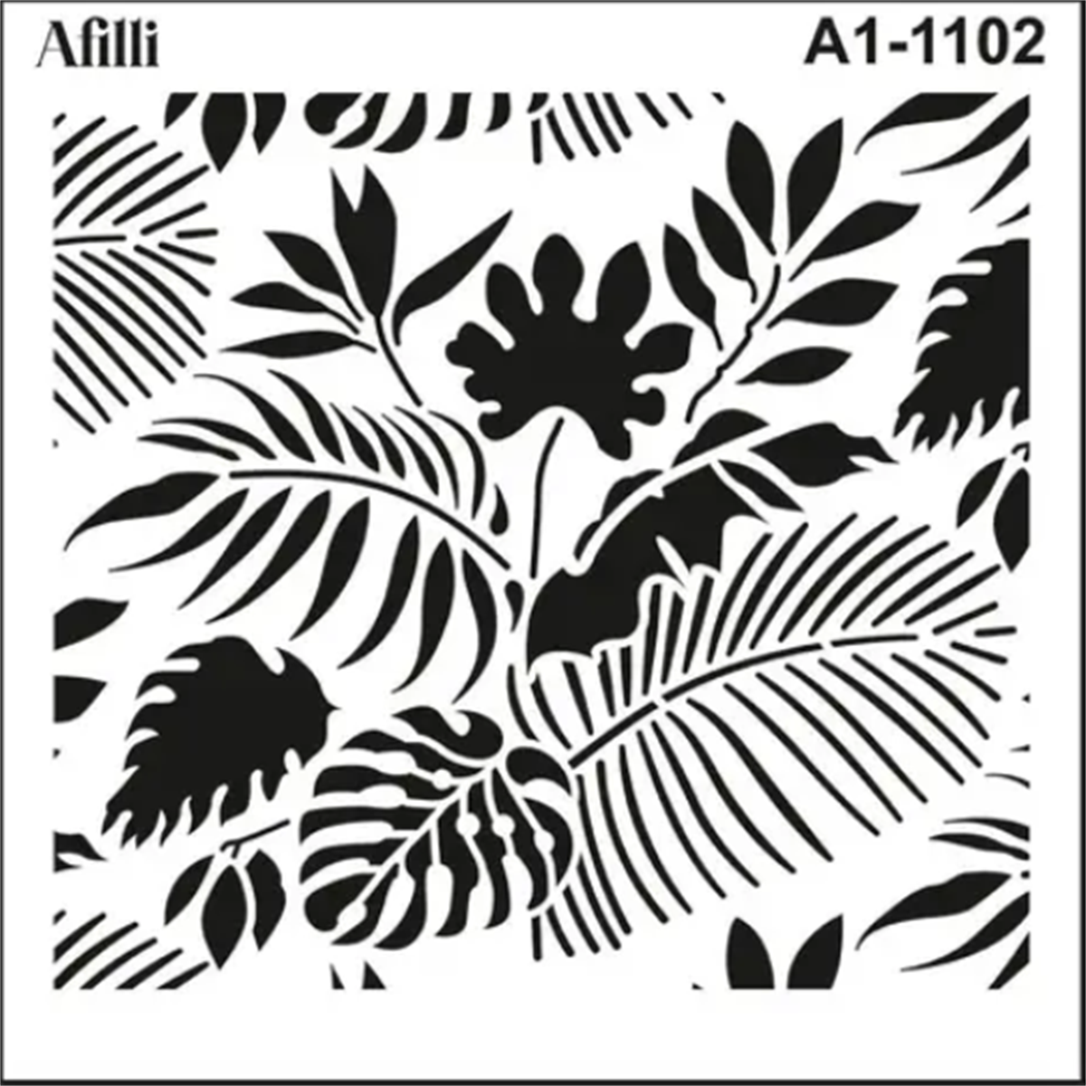 AFİLLİ STENCIL A1-1102 TROPİKALYAP.30x30