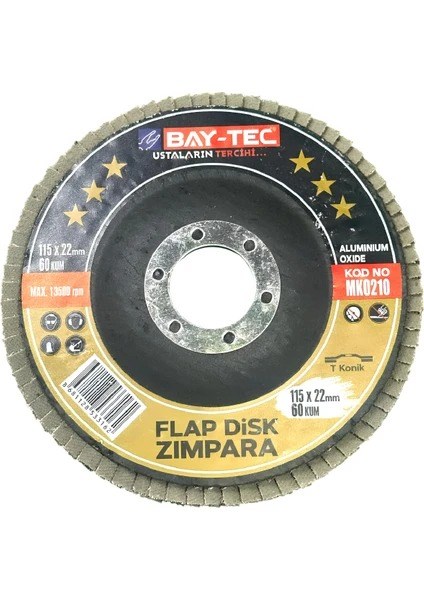 BAY-TEC FLAP AO 115X22 KESİCİ 60 KUM