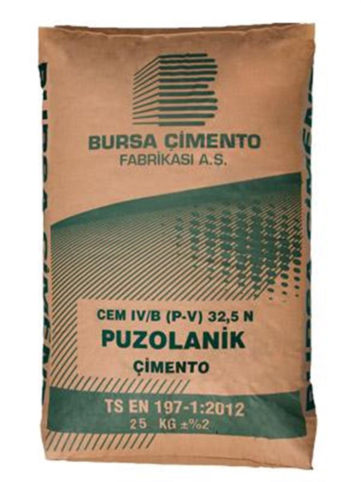 Bursa Çimento 25kg Puzolanik