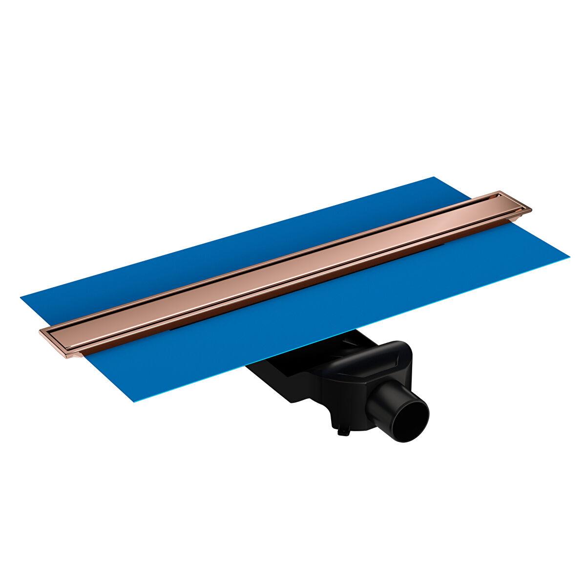 DK100 040-ECO-FLOW DUŞ KANALI BAKIR, YANDAN S H:60
