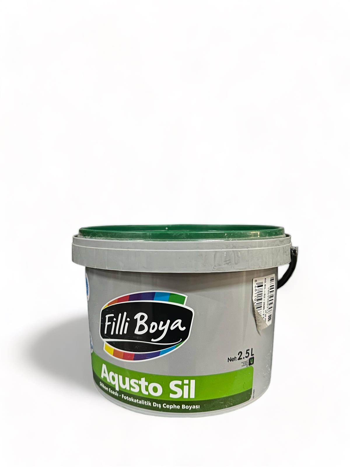FİLLİ BOYA AQUSTO SİL BEYAZ 2,5 LT