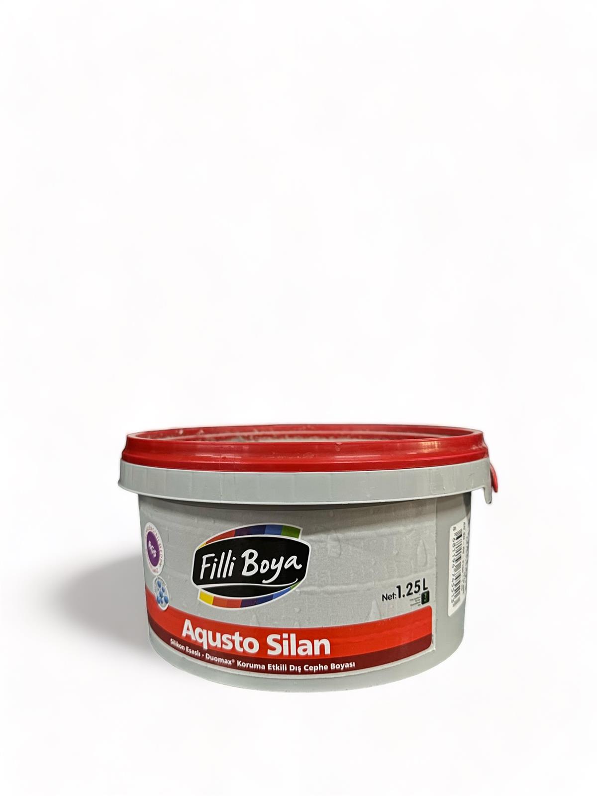 FİLLİ BOYA AQUSTO SİLAN BEYAZ 1,25 LT