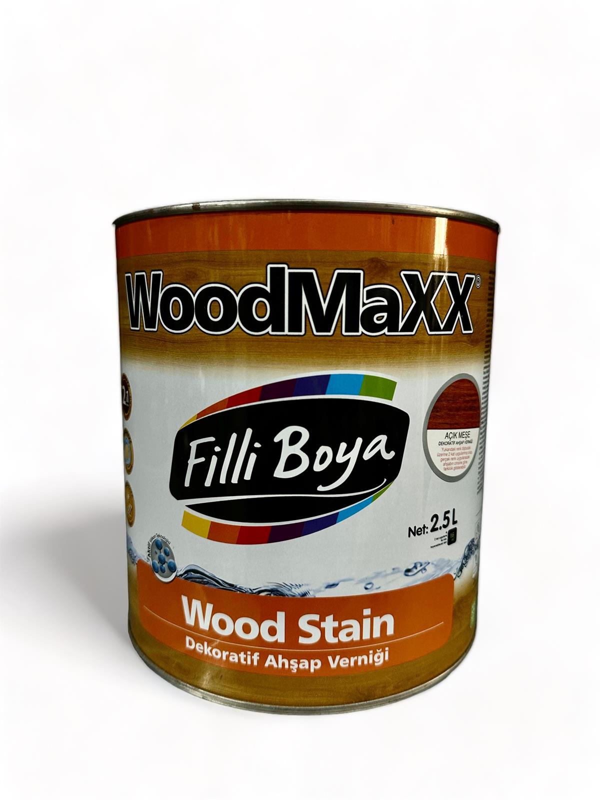 FİLLİ BOYA WOODMAXX WOOD STAIN 2,5 LT