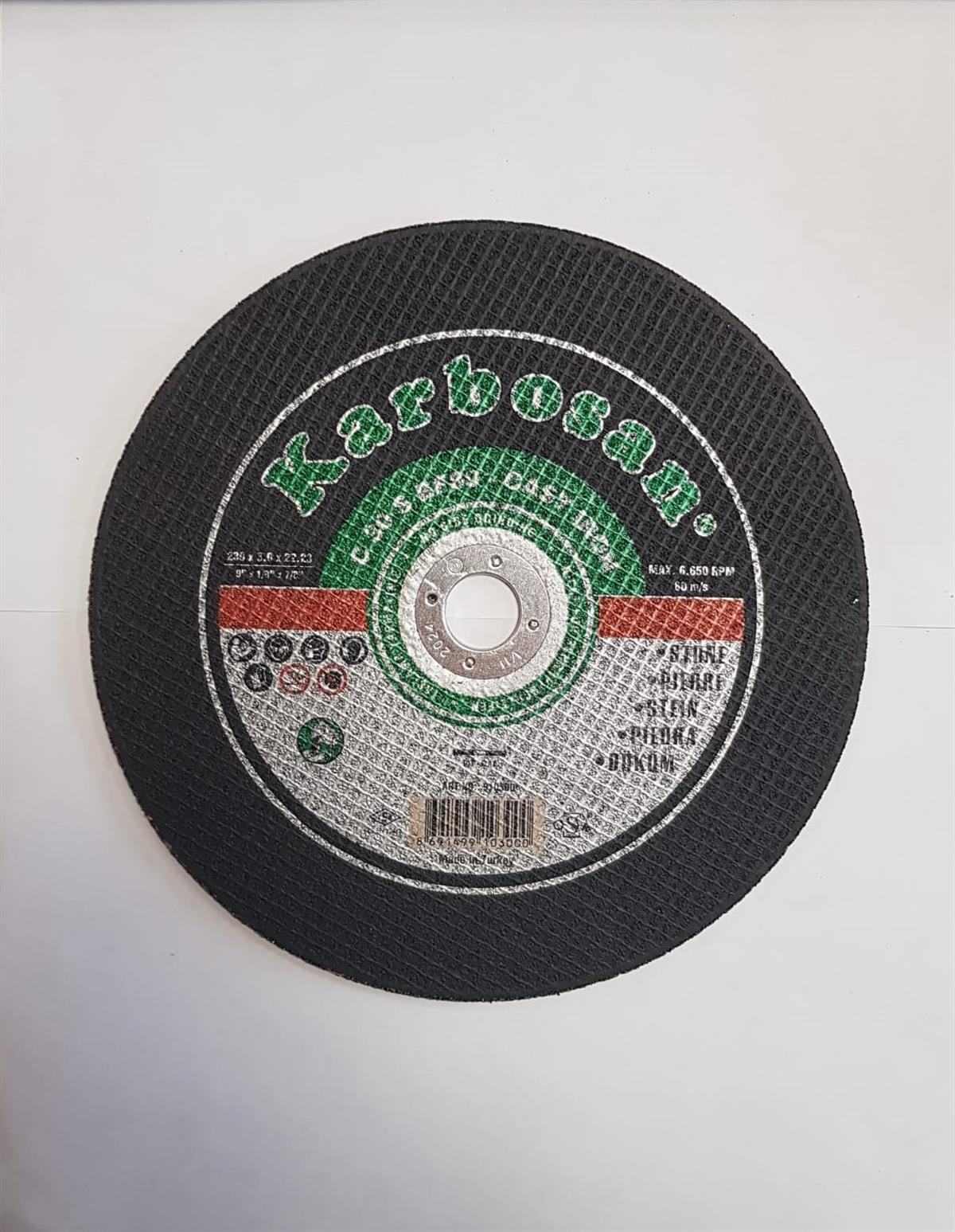 KARBOSAN 230X3 MERMER KESİCİ (SC) DÜZ