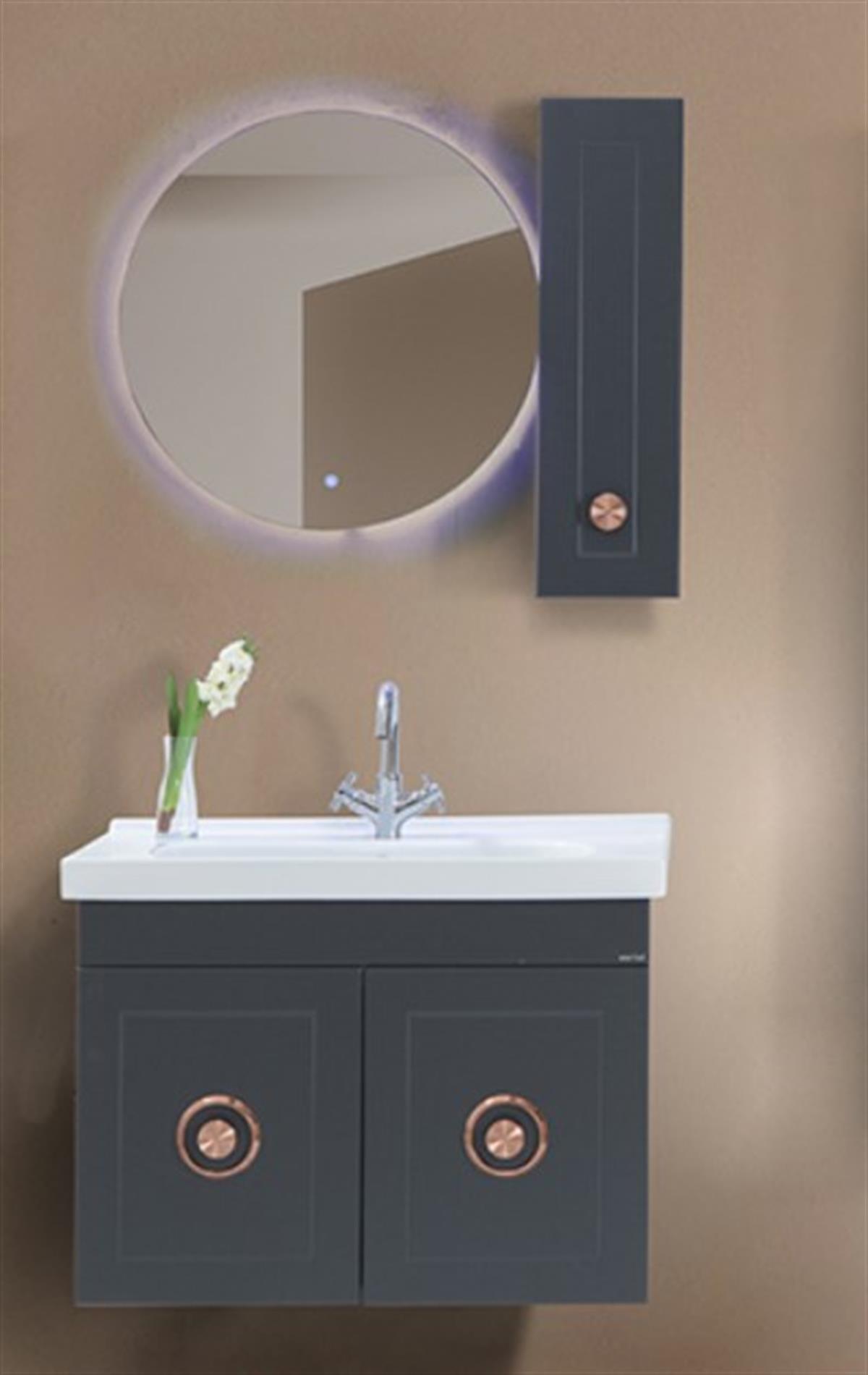 MARTAT DORA ANTRASİT 80 CM LAKE TAKIM