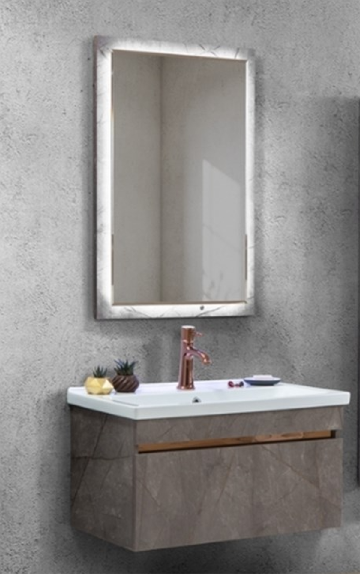 MARTAT MARBLE GORDİON 80X45 CM TAKIM